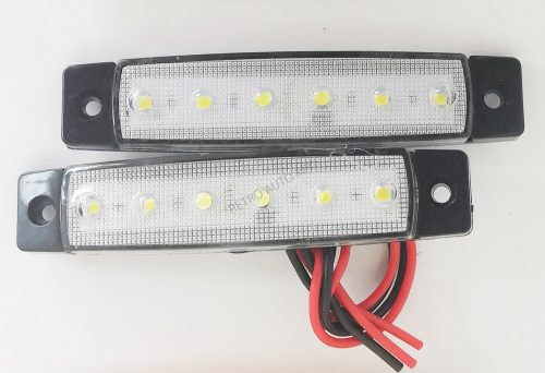 Szélességjelző Led fehér /db 12/24v Autolife