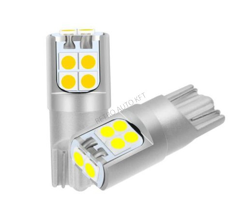 LED 5W 12/24V T10 izzó Canbus XM0003 10SMD 2db Autolife