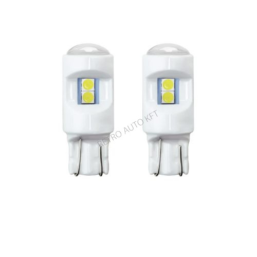 LED 5W 12/24V T10 izzó Canbus 3030 6SMD 2db Autolife