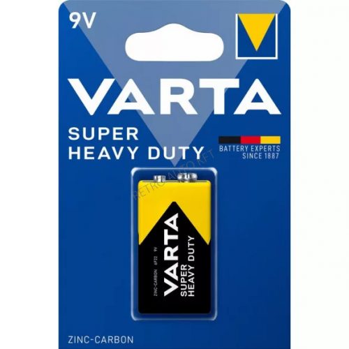 Elem 9V 6F22 VARTA Heavy Duty