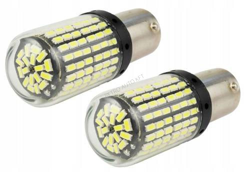 LED 21W 12/80V izzó Canbus 144SMD fehér 12-80V 2db Autolife