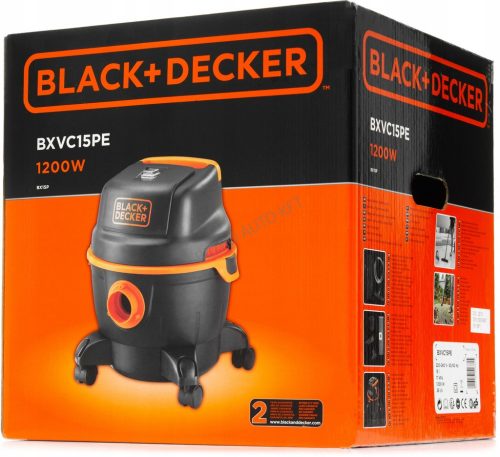 Porszívó nedves/száraz 15L 1200W  Black & Decker