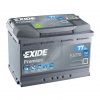 12V 77 Ah EXIDE 760A PREMIUM J+akkumulátor