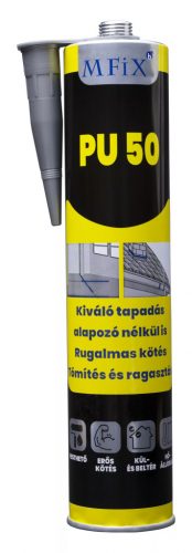 Ragasztó tömítő szürke RAL7004 300ml MFix 